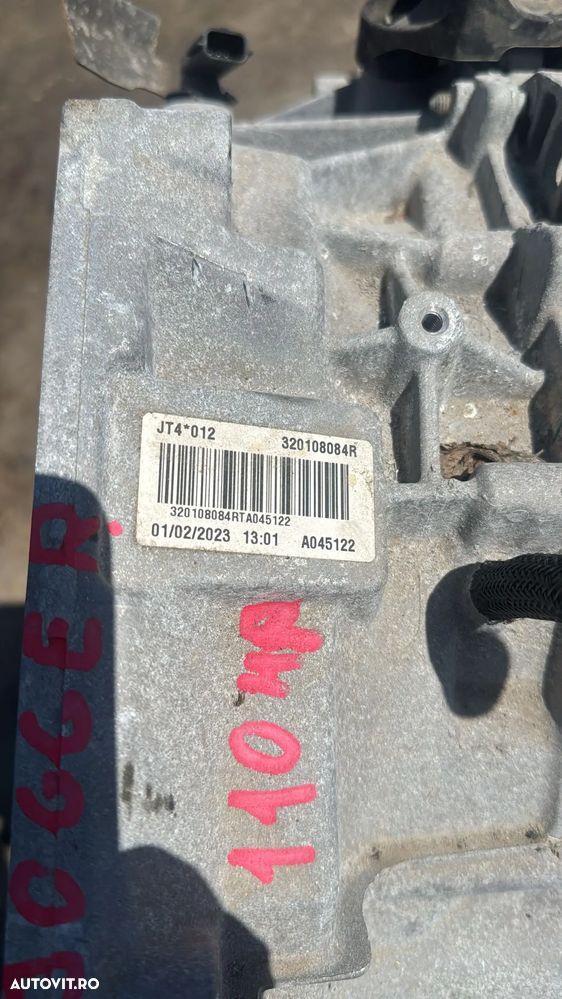 cutie de viteze  6 trepte dacia jogger 1.0 benzina 2022,JT4012 - 3