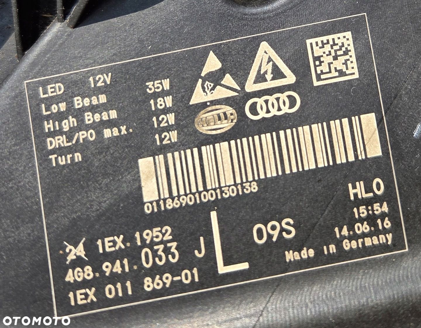 AUDI A7 C7 LIFT S-LINE LS9R PRZÓD KOMPLETNY MASKA ZDERZAK PAS LAMPY LED - 6