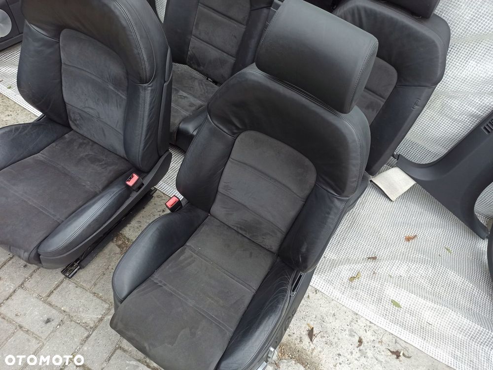 AUDI A8 S8 D3 FOTELE KOMPLET SPORT ALCANTARA ELEKTR GRZANE BOCZKI BO - 15