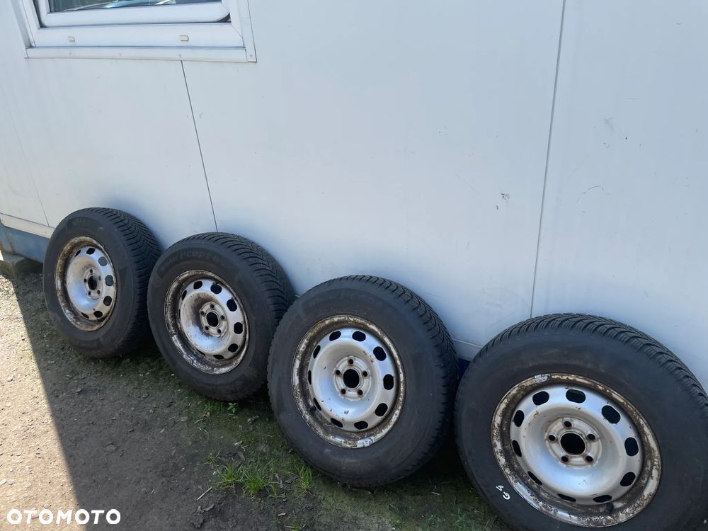 KOŁA FELGI Z OPONAMI VW SEAT SKODA AUDI 14' 5X100 ET33 175/80 HANKOOK ZIMOWE - 1