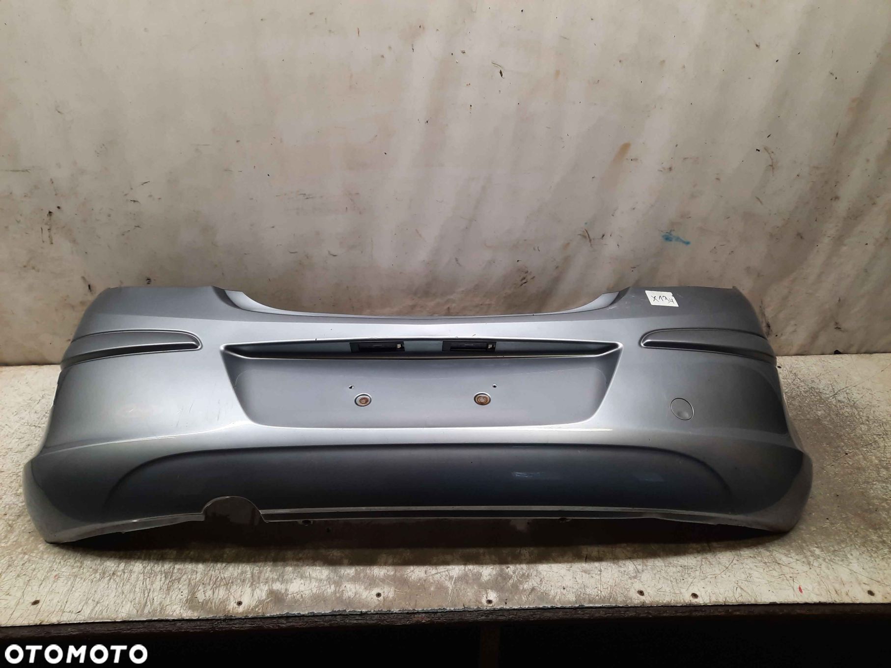 / ZDERZAK TYŁ TYLNY OPEL CORSA D Z163 SZARY 3D 3 DRZWI HB - 1