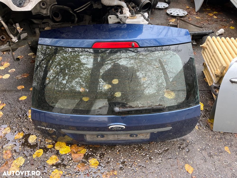 Haion portbagaj Ford Fiesta MK5 facelift albastru 4 usi 2005-2009 - 3