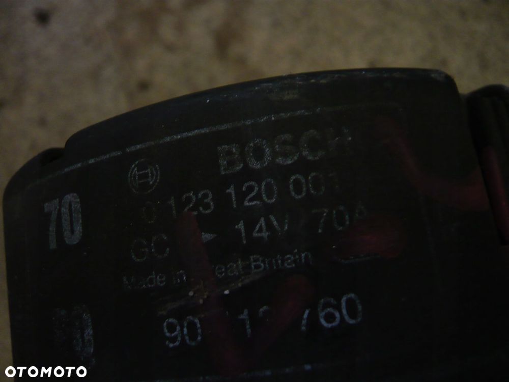 alternator 0123120001 opel vectra b - 2