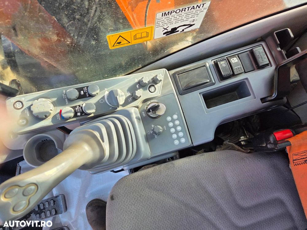 Hitachi ZX85, 8.5t,, 2021, 2.429h, lama,  CUPLA RAPIDA HIDRAULICA+ 3 CUPE NOI, instalatie picon, a doua inst. hidraulica, SENILE CAUCIUC NOI, protectie cabina, posibilitate leasing 4 ani-PROMOTIE 59.900 EUR+TVA - 22