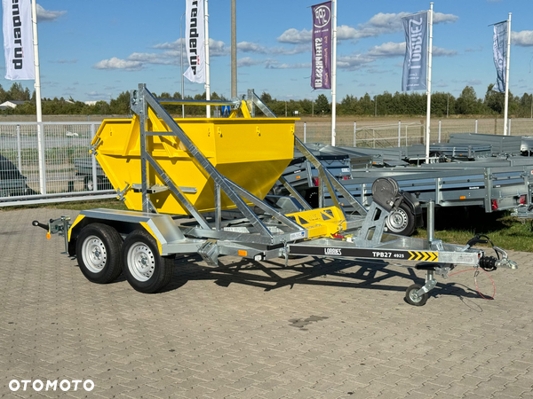 Lorries Przyczepa TPB27-4925 do transportu bębna z kablem