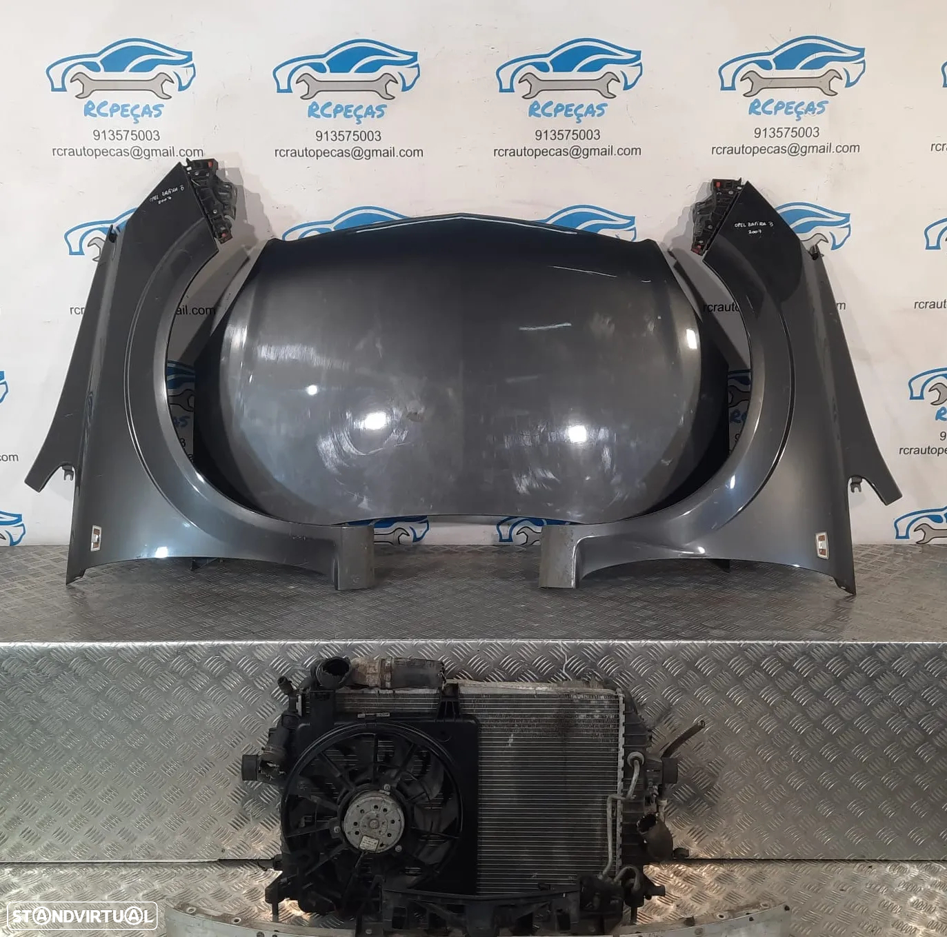 FRENTE COMPLETA OPEL ZAFIRA B A05 CAPOT PARACHOQUES GUARDA-LAMAS OTICAS RADIADOR - 5