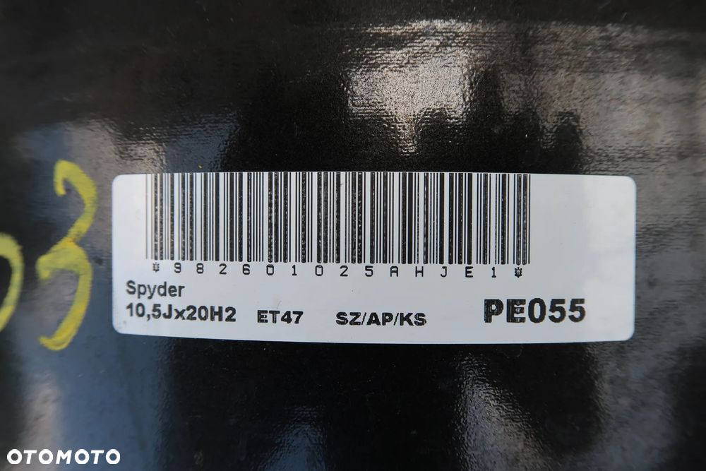L32/L33/L34 Felga Porsche Boxter 982601025AT 10,5x20et47 - 9