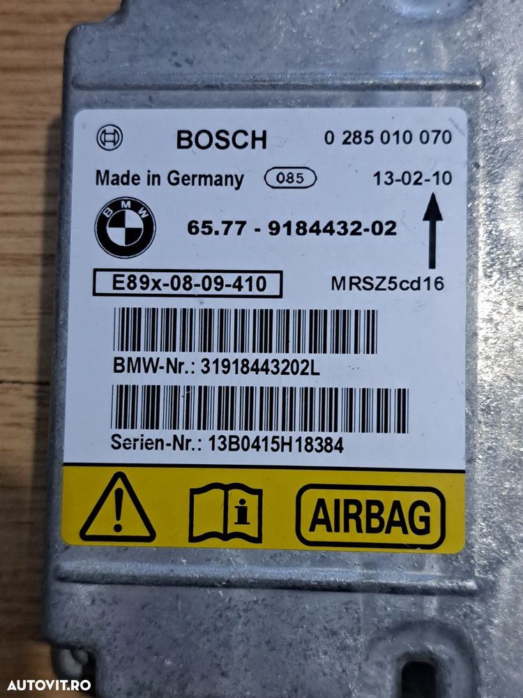 Unitate control ECU modul Airbag Original BMW E81 E87+LCI E82 E90+LCI E91+LCI E92+LCI E84 R50 R53 R52 - 2