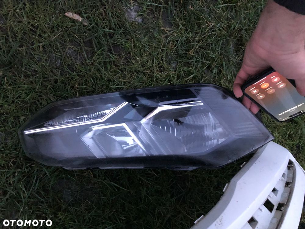 VW POLO 2G0 ZDERZAK PRZEDNI HALOGEN GRILL BELKA - 12