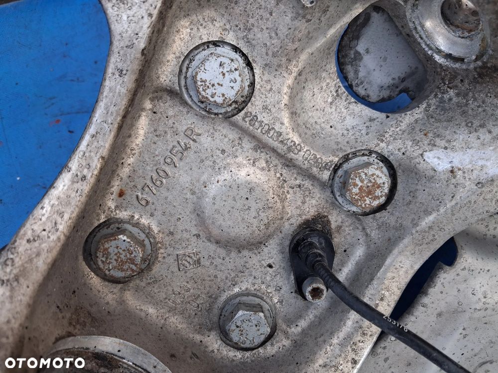 BMW 535i E60 E61 Zwrotnica kompletna przód przednia prawa lewa 6760954R Oryginał 6760953L piasta tarcza kotwiczna czujnik abs łożysko - 2