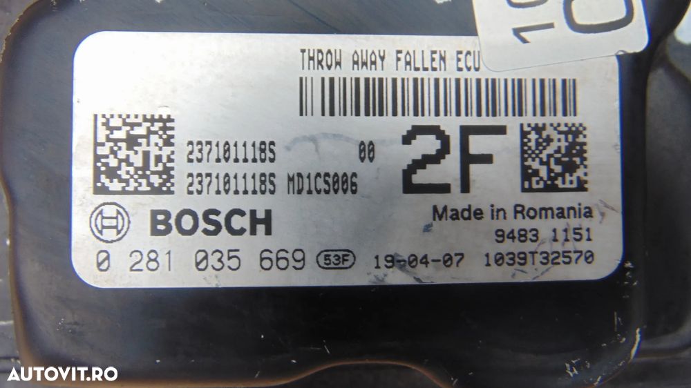 Ecu calculator Motor Nissan qashqai 1.5 euro 6 j11 Dacia Duster renault kadjar 1.5 cutie manuala automata - 3