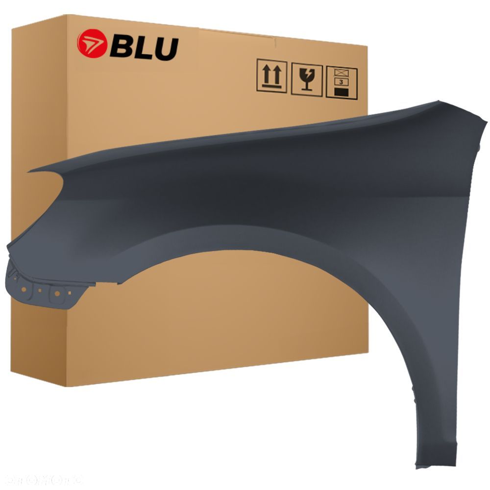 BLU Błotnik VOLKSWAGEN VW GOLF VI 6 VARIANT KOMBI LA7T lewy przód srebrny 2008-2016 VereintGrau - 1
