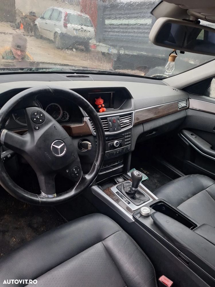 Mercedes E classe 2010, 2.2d, capota motor plansa bord cutie viteze - 6