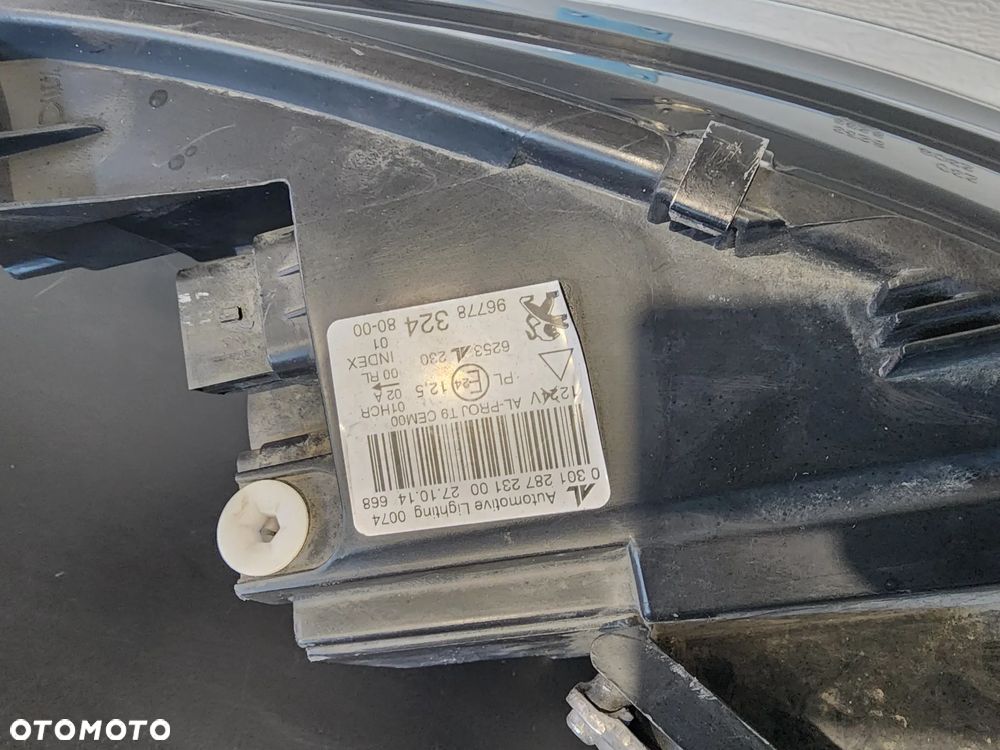 Peugeot 308 T9  lampa reflektor komplet FULL LED EUROPA - 7