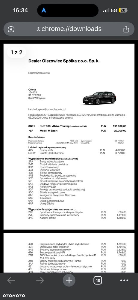 BMW Seria 3 330i GPF M Sport Shadow - 26