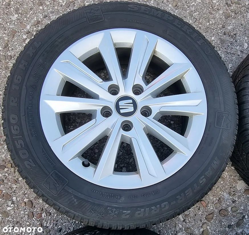 4x koła felgi opony zima Seat Alhambra VW Skoda Audi Semperit Master Grip 2 205/60/16 205/60R16 5x112 - 4