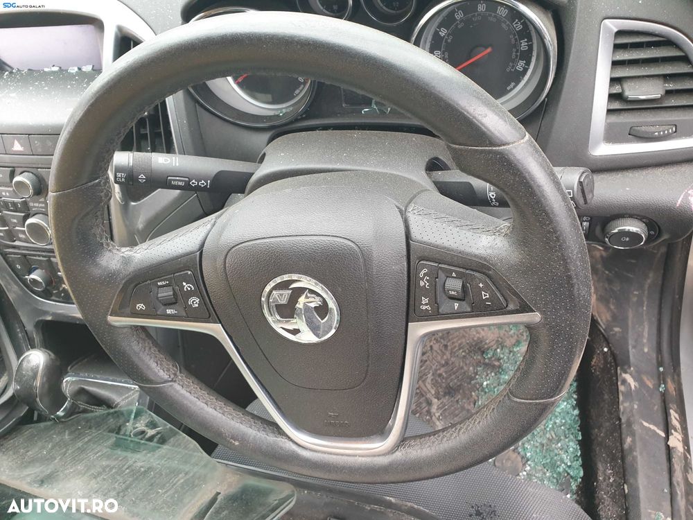 Volan Piele Perforata 3 Spite Cu Comenzi FARA Airbag Opel Astra J FL Facelift 2012 - 2016 [K4119] - 4