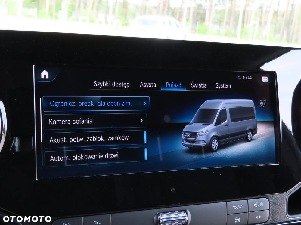 Mercedes-Benz Sprinter 319 CDI 190 KM 9G-Tronic Automat Model 907 Furgon Blaszak Ekstra Długi LONG MAXI + 4800 mm Rozstaw Osi 4325 mm Ładowność 981 Kg GWARANCJA FABRYCZNA Kabina Sypialniana + WEBASTO FULL Opcja Wyposażenia OKAZJA DOSTĘPNY I GOTOWY - 38