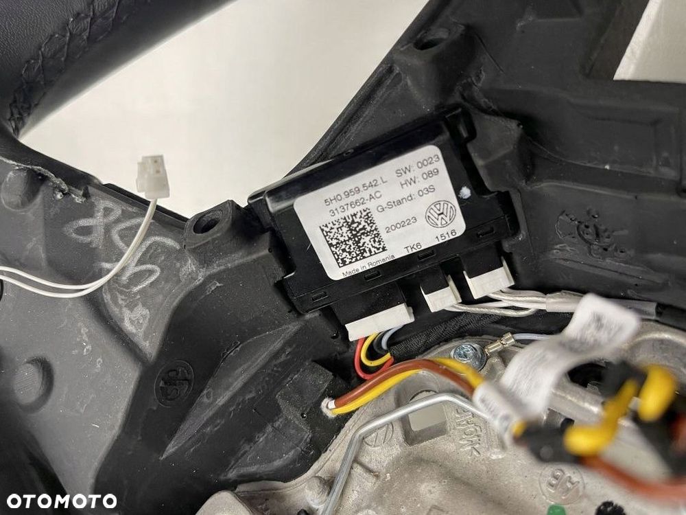 KIEROWNICA VW GOLF VIII SKÓRA 5H0959542L - 4