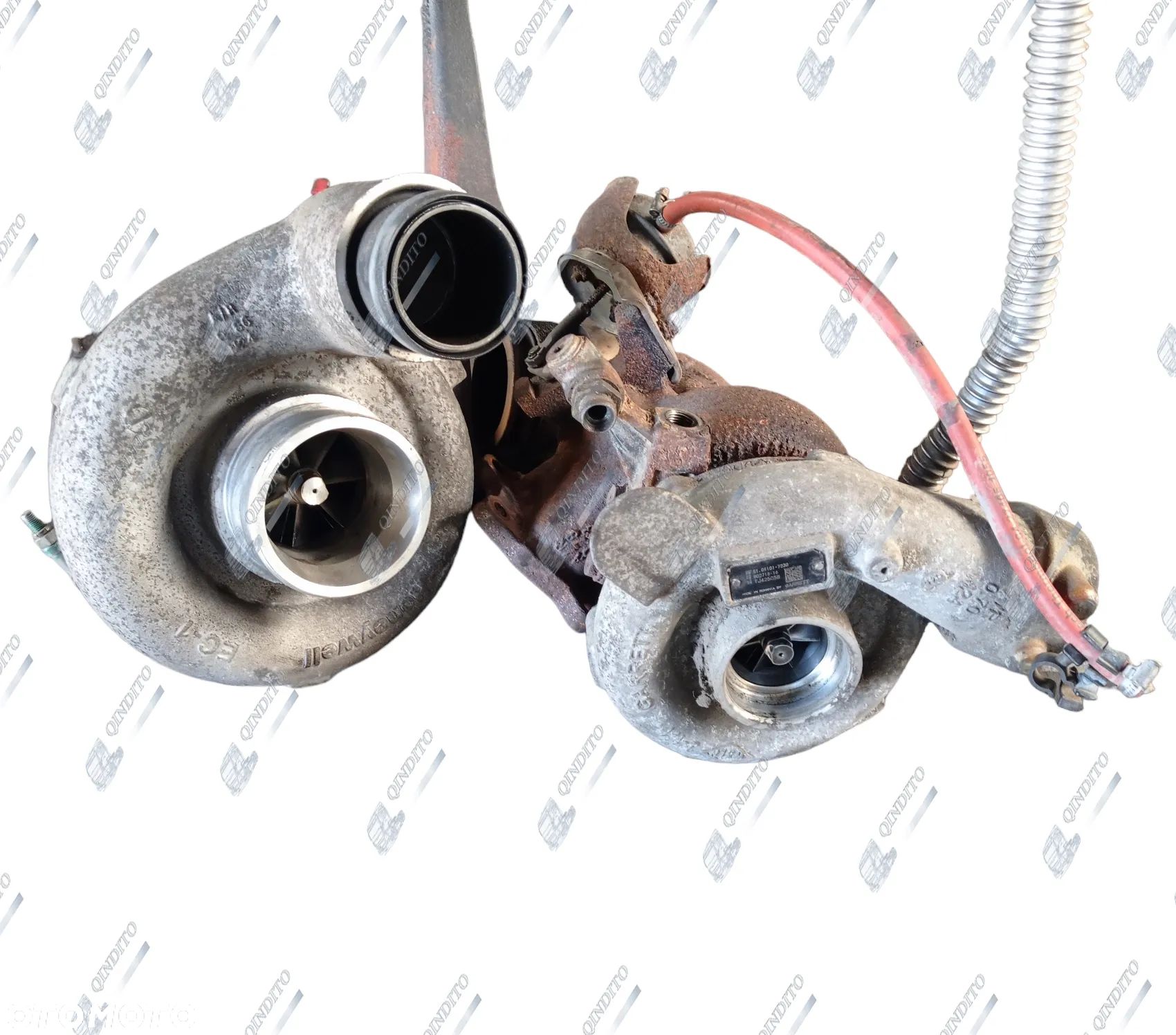 TURBINY TURBOSPRĘŻARKI BITURBO 12,4 l 440KM D2676 LF26 MAN TGX  EURO 6  51091017230 - 1