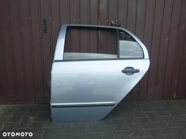 DRZWI LEWY TYŁ LEWE TYLNE SKODA FABIA I HB KOMPLETNE KOLOR 9151 - 12