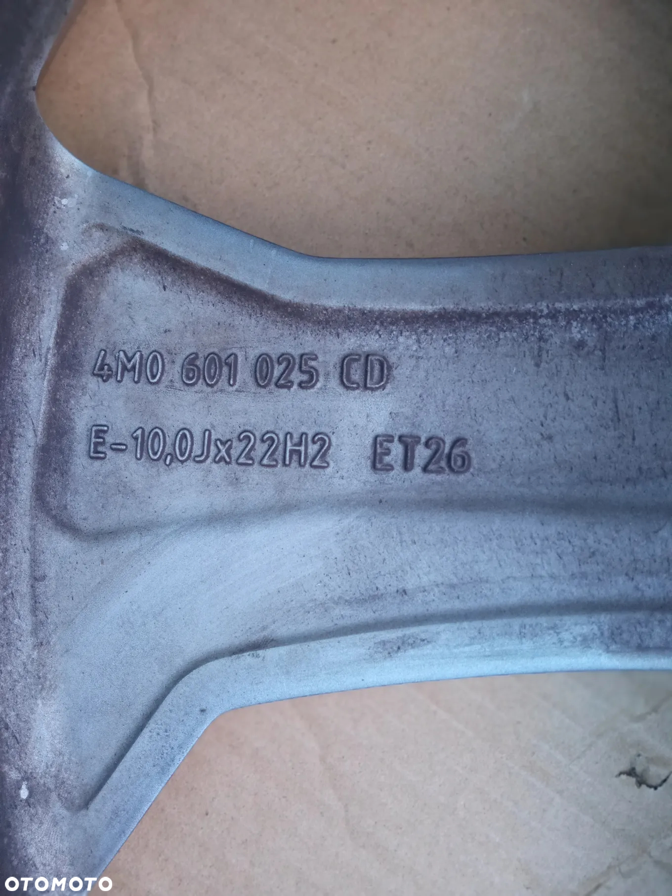 FELGA 22 AUDI Q7 SQ7 Q8 SQ8 4M0601025CD 5X112 10,0JX22 ET26 ORYGINAŁ - 6