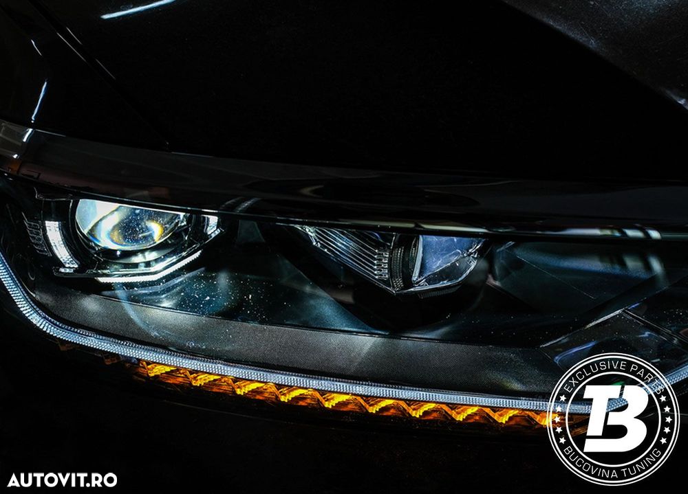 Faruri Full LED compatibile cu VW Passat B8 3G Matrix Design - 17