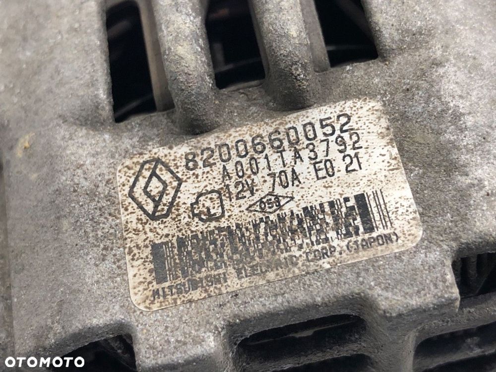ALTERNATOR  DACIA LOGAN MCV (KS_) 2007 - 2022 1.4 55 kW [75 KM] benzyna 2007 - 2022 8200660052 - 4