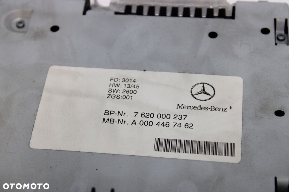 MERCEDES ACTROS MP4 RADIO RADIOODTWARZACZ 0004467462 - 5