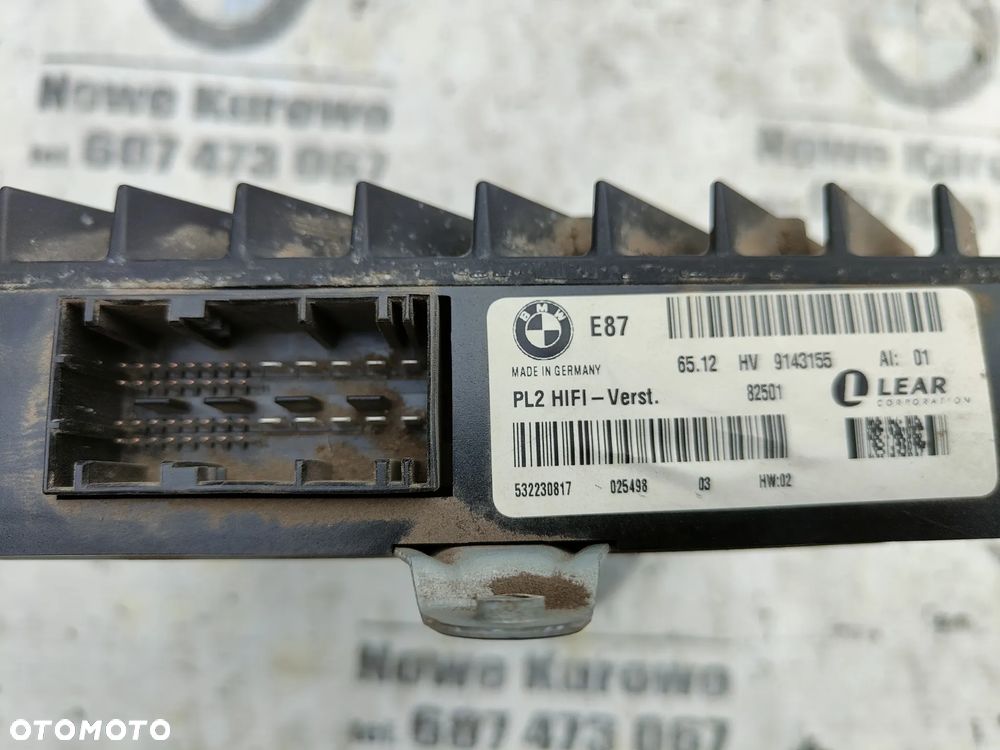 BMW E87 E81 Wzmacniacz audio 9143155 - 3