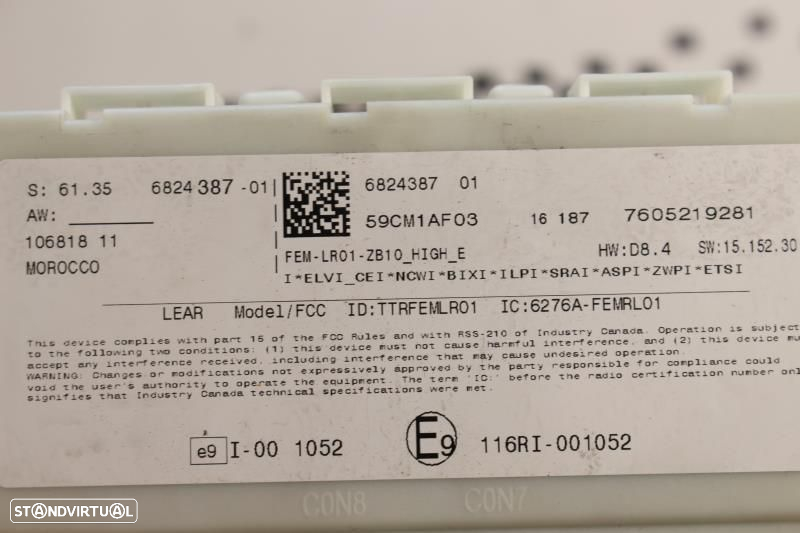 Módulo Eletrónico Bmw 2 Coupé (F22, F87)  6824387 / 106818 11 / 106818 - 5