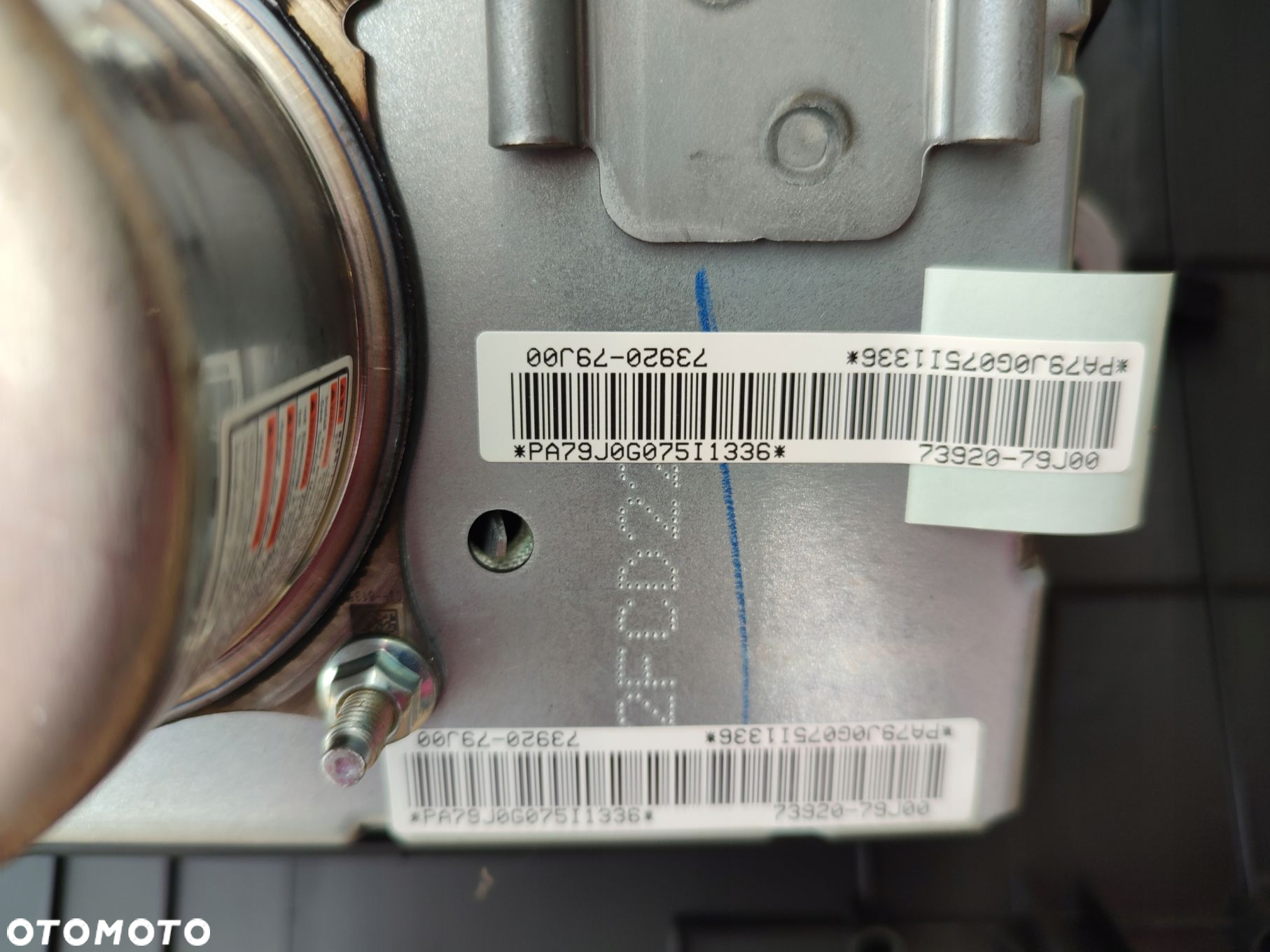 AIRBAG poduszka pasażera FIAT SEDICI 73920-79J00 EUROPA 59TYS PRZEBIEGU - 7