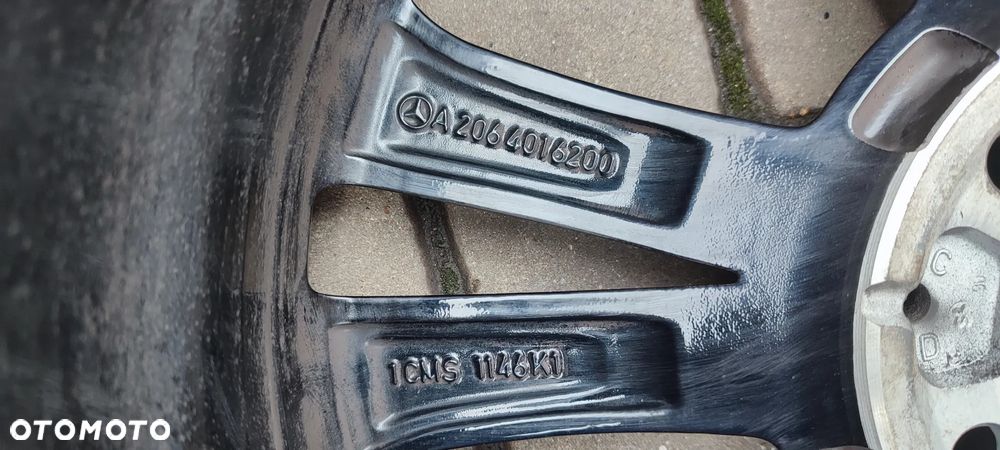 FELGI ALUMINIOWE 5x112 7.5Jx18 CALI ET40 fi66.6 2064016200 MERCEDES A C E CLA CLK  AUDI SEAT SKODA VW KOMPLET 4 SZTUKI - 9