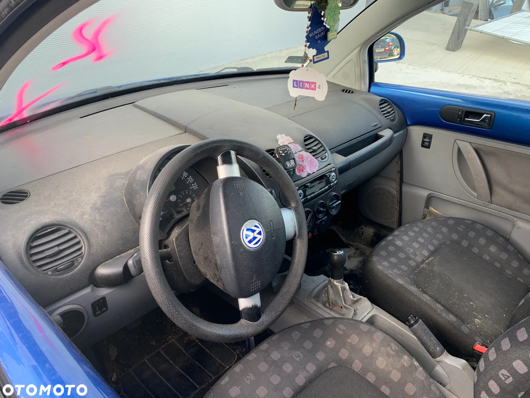VW VOLKSWAGEN NEW BEETLE 1999 *SAMOCHÓD NA CZĘŚCI* 2388 MASKA LAMPA DRZWI LUSTERKO ZDERZAK GRILL BŁOTNIK KLAPA BELKA PRAWE LEWE PRZÓD TYŁ - 5