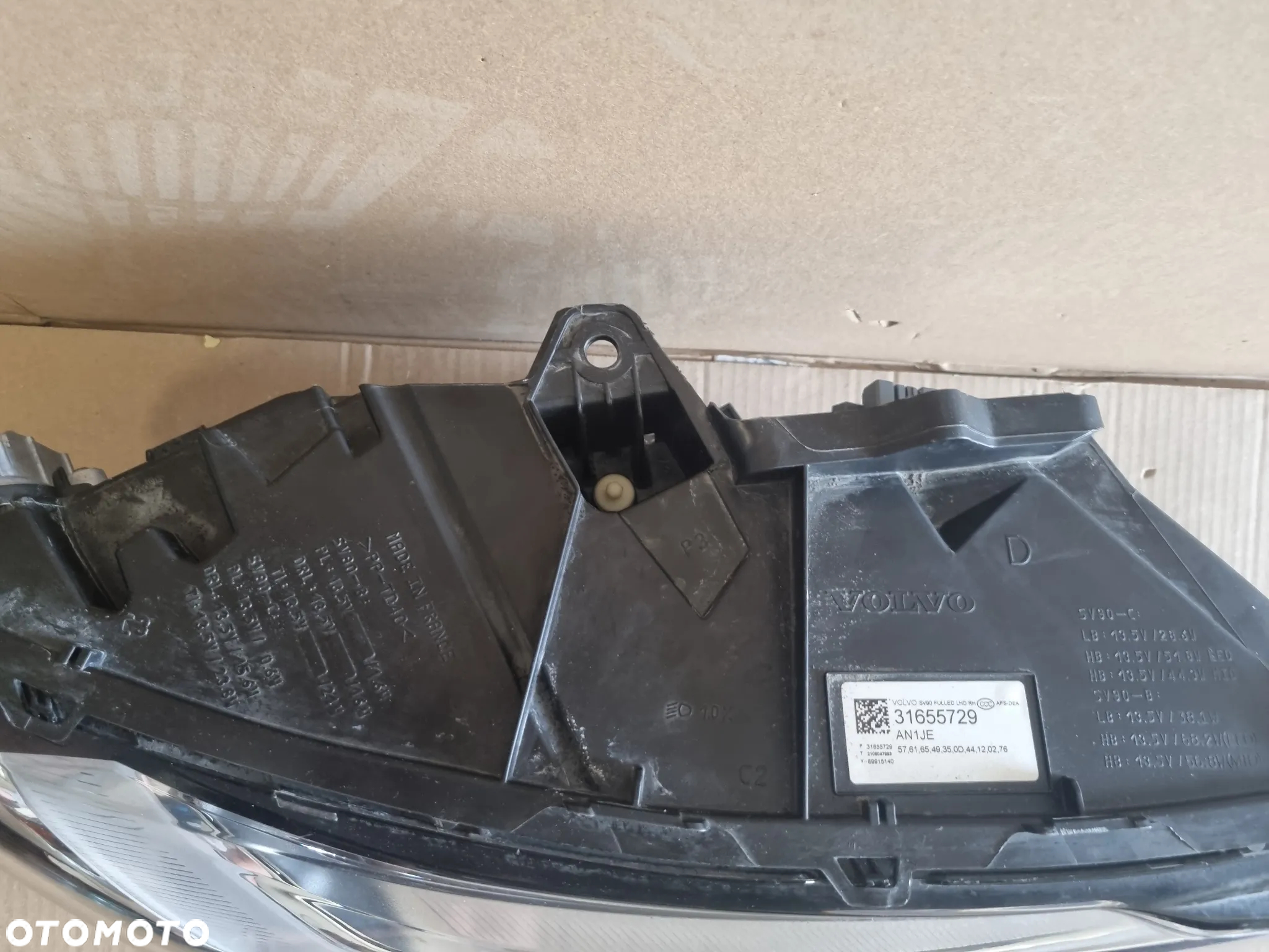 Volvo V90 S90 Lampa full Led prawa 31655729 - 7