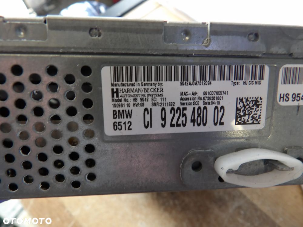 BMW - E87,E90,E84,F25 - RADIOODTWARZACZ - CD - CIC - 9225480 - 3
