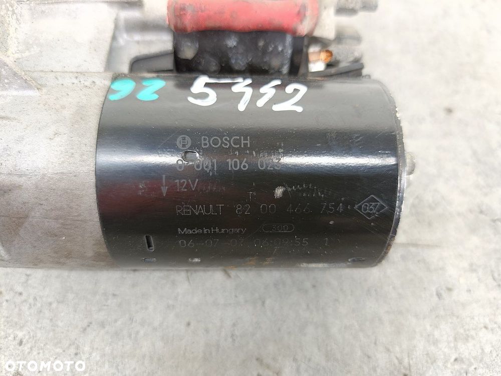 ROZRUSZNIK RENAULT LAGUNA II FL 0001106023  8200466754 BOSCH 2.0 16V - 2