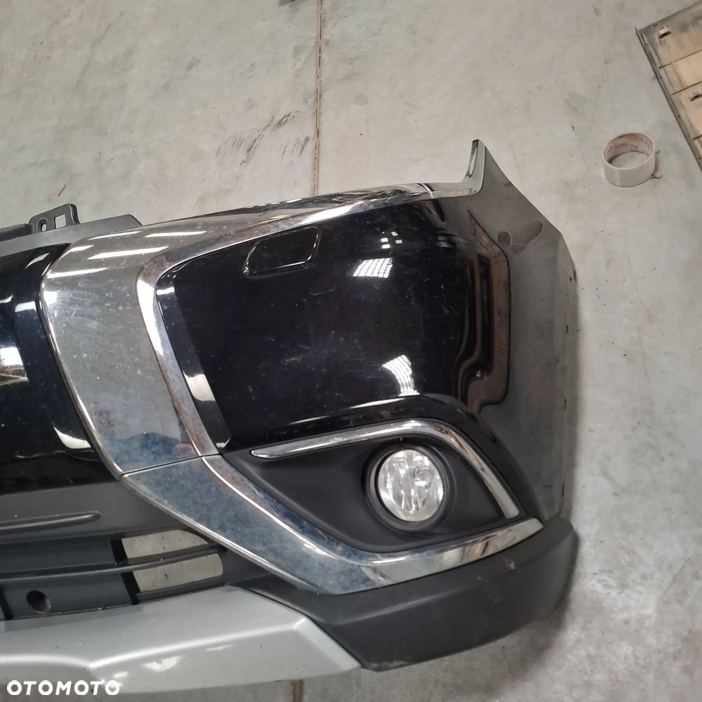 MITSUBISHI OUTLANDER III 3 15- LIFT ZDERZAK PRZÓD KOMPLETNY CHROMY x42 czarny w kolor demontaz - 8