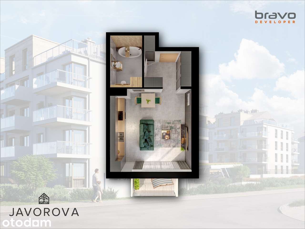 Mieszkanie na sprzedaż, 1 pokój, 32 m², Gdańsk