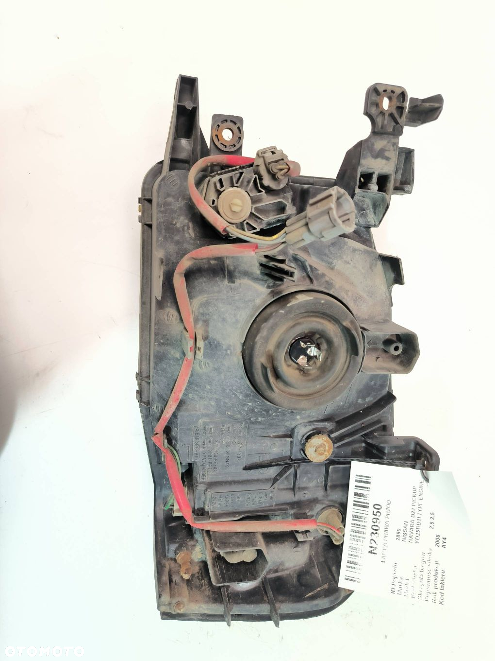 LAMPA PRAWA PRZÓD NISSAN NAVARA D22 PICKUP - 9