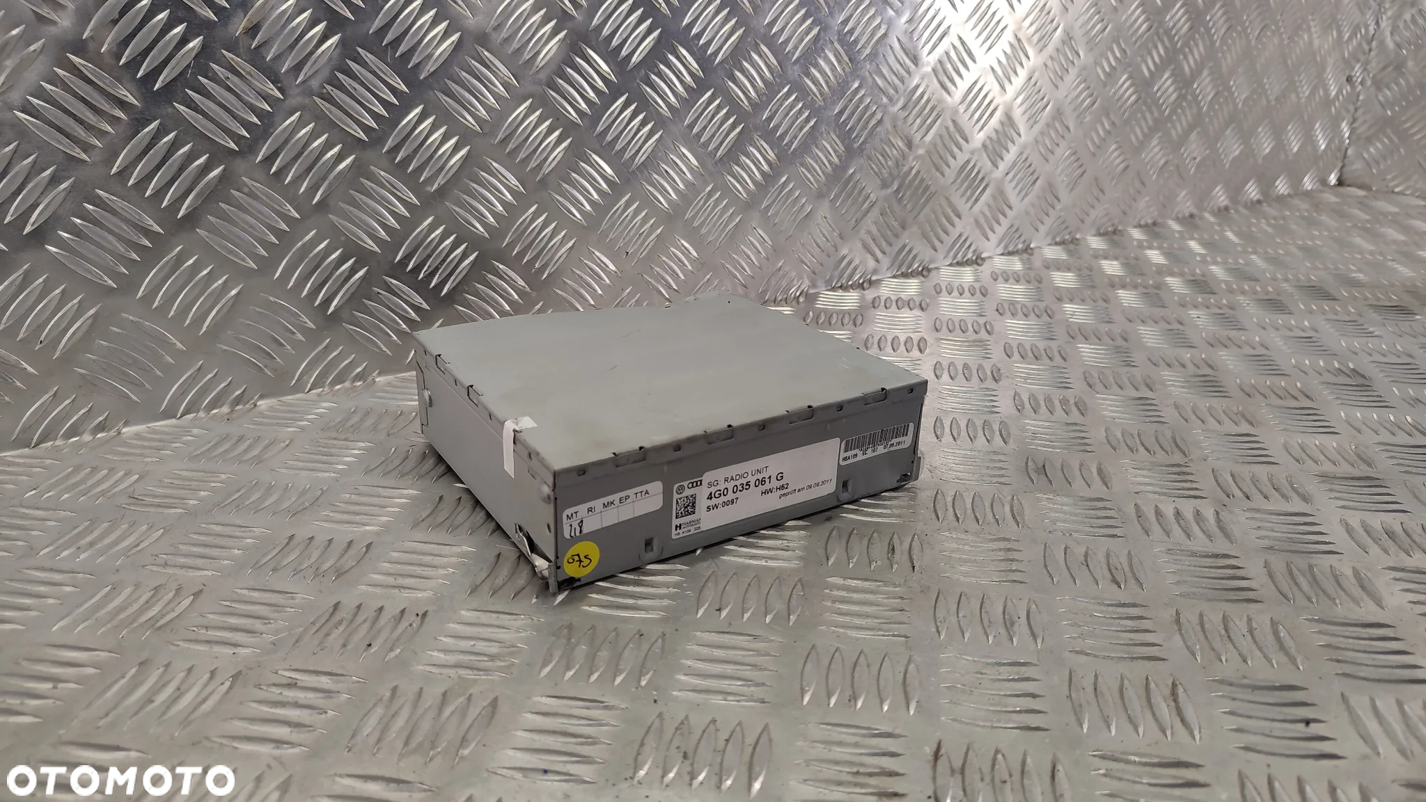 VW TOUAREG 7P 10-18R RADIO TUNER RADIOWY USZKODZONY 4G0035061 G - 2