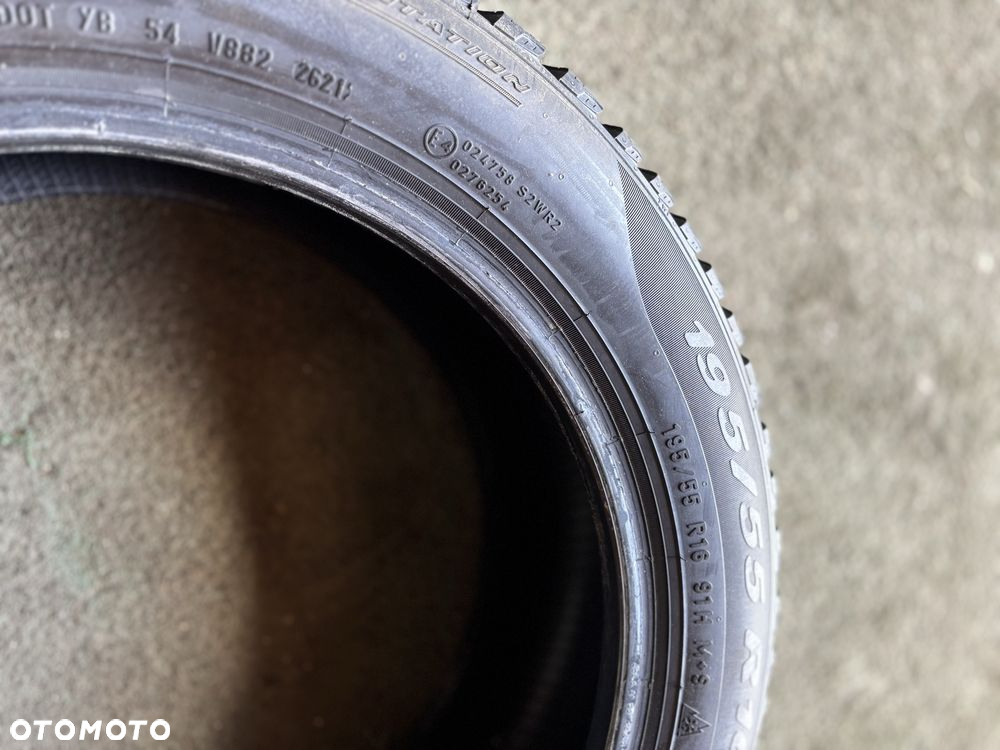 4x 195/55R16 91H PIRELLI WINTER CINTURATO opona zimowa DEMO M+S 3PMSF - 8