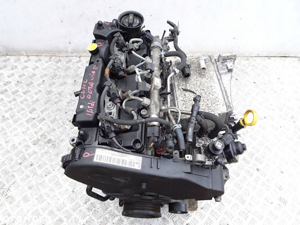 silnik kpl. skoda seat vw audi 1.6 tdi 105 km clhc clh - 14