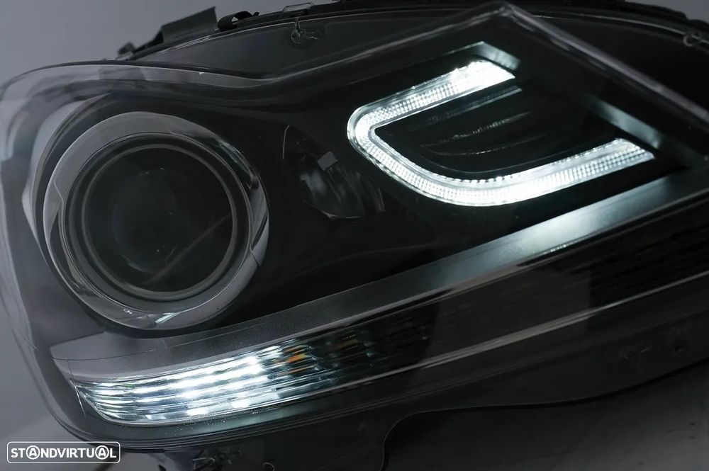 Faróis Mercedes Classe C W204 S204 (2011 a 2014) - 3