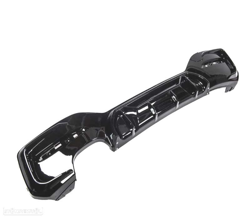DIFUSOR TRASEIRO BMW F20 LCI 15-19 LOOK COMPETITION PRETO BRILHANTE - 2