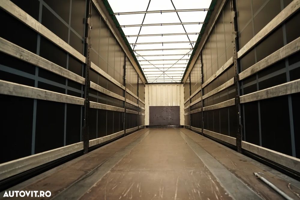 Krone Semiremorcă cu prelată culisantă / Mega / Plafon liftabil / Axa liftabilă / - 15