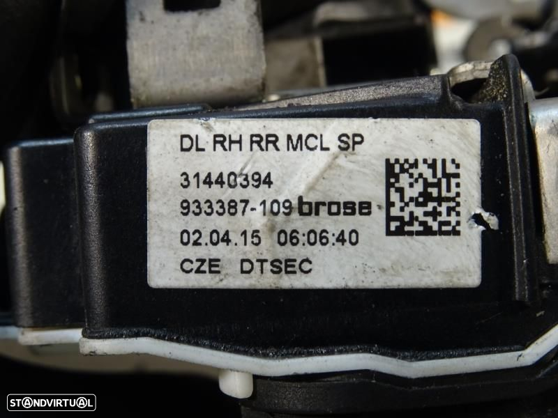 Fecho Da Porta Trás Direita Volvo V40 Hatchback (525, 526)  31440394 / - 7