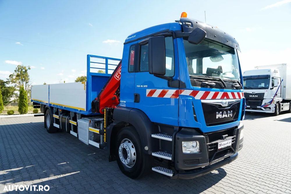 MAN TGS 18.320 / 4x2 / PLATFORMĂ - 6,8 M + FASSI F135 HDS / Rază de acțiune 8 m / PODEA REZISTENTĂ / RADIOCOMANDĂ / ROTATOARE / IMPORTAT - 13