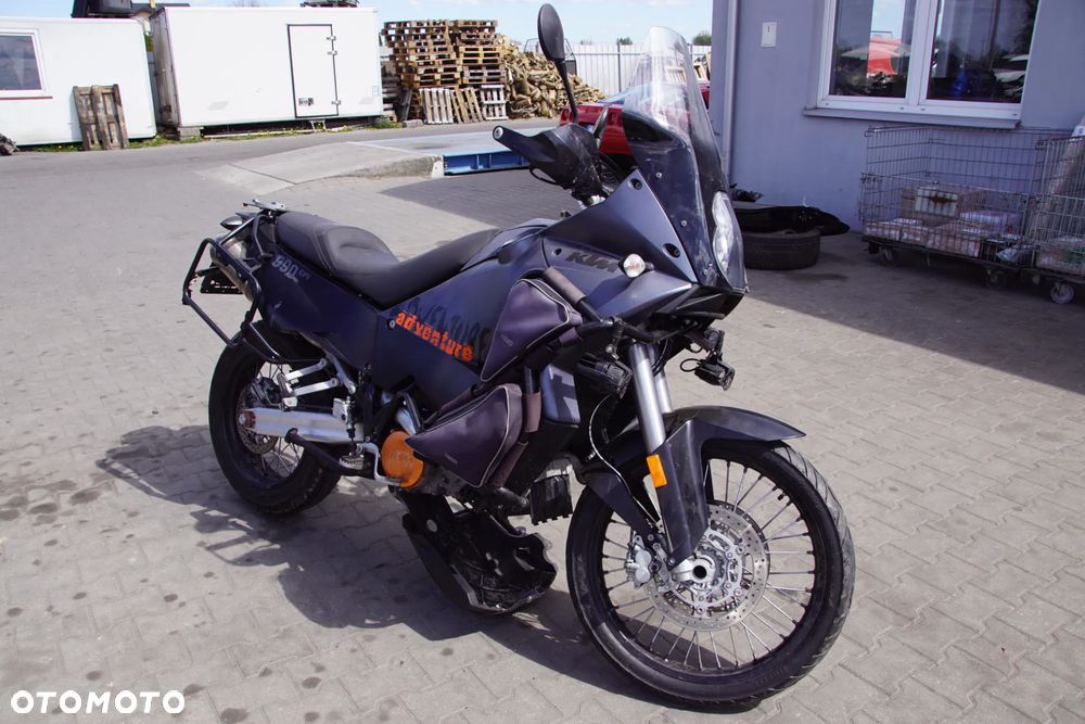 Motocykl na części - KTM 990 Adventure 999 cm3 97 KM LC8 2007R Silnik Skrzynia Owiewka Lampa Set Siedzenie Wydech Manetka Gmol Przełącznik Sterownik Moduł Czujnik - 1