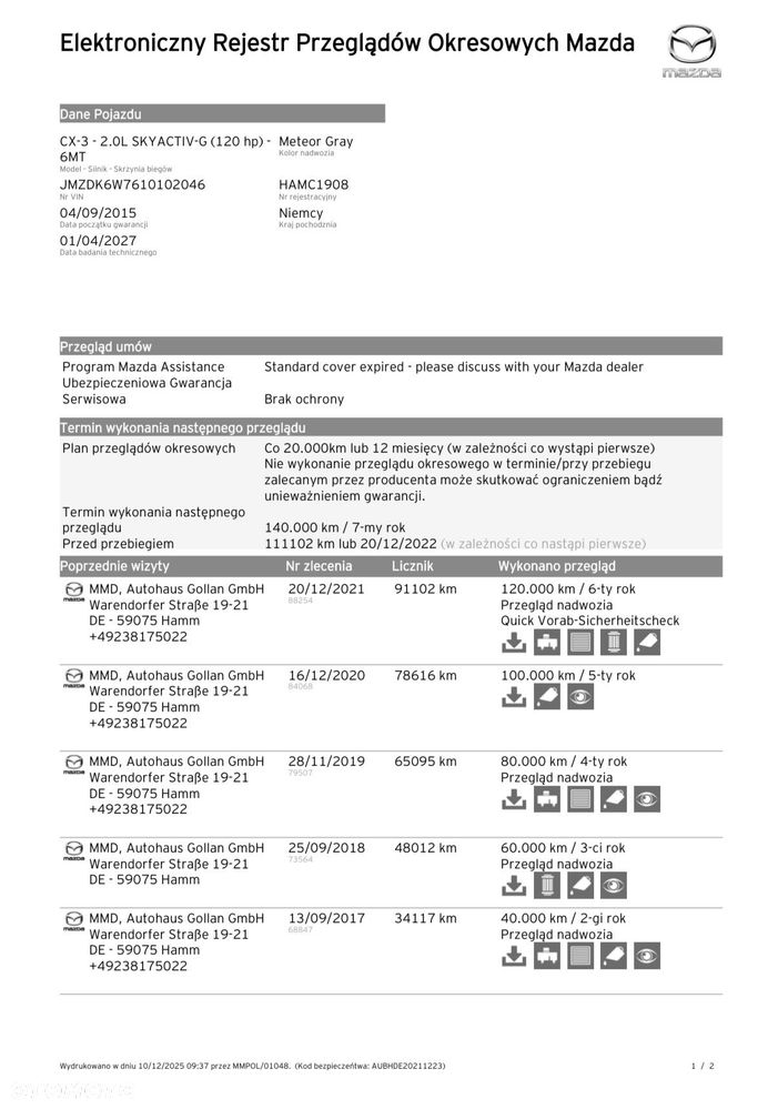 Mazda CX-3 SKYACTIV-G 120 FWD Exclusive-Line - 24
